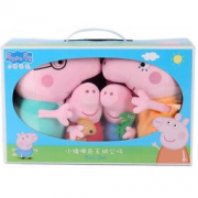 京东PLUS会员：Peppa Pig 小猪佩奇 毛绒一家礼盒装（小号） *2件