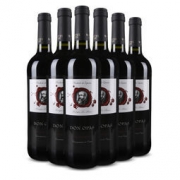 威赛帝斯红酒 唐欧博斯干红葡萄酒 750ml*6支 *2件