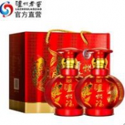500ml*2瓶，泸州老窖官方授权 52度 福之韵酒