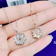 Swarovski 施华洛世奇 雪花百搭锁骨链 玫瑰金 5428431