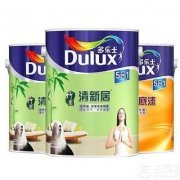Dulux 多乐士 竹炭清新居五合一哑光墙面漆（墙面漆A895*2桶+底漆A931） 送墙漆刷+滚筒刷