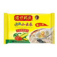 湾仔码头 玉米蔬菜猪肉小云吞 600g  35.9元，可优惠至14.36元/件