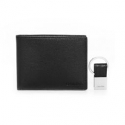 Calvin Klein 卡尔文克莱 79080BLK 男士对折钱包