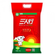 三人行 臻选长粒香 大米 4.5kg *7件