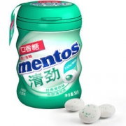 曼妥思 香甜薄荷味无糖口香糖 56g *21件