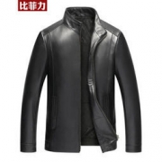 BEVERRY 比菲力 32586147603 男士绵羊皮机车夹克 354元包邮（需用券）