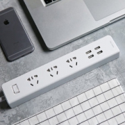 网易智造  4 USB+3插口 多功能插线板 线长1.5m