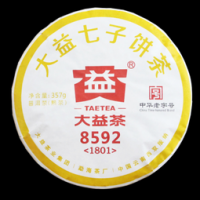 大益 经典系列 8592 普洱茶 2018年 357g *4件  206元包邮
