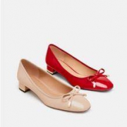 限尺码：ZARA TRF 女士 高跟芭蕾鞋单鞋