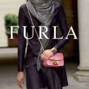 Furla 芙拉 意大利产Metropolis 女士真皮方块包 小号