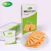 孕妇代餐，怡力 碱怡苏打饼干 196g 3种口味