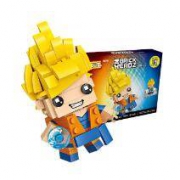 loz 俐智 mini颗粒创意拼插积木 七龙珠超级赛亚人孙悟空