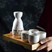日式清酒壶陶瓷酒具5件套 多款