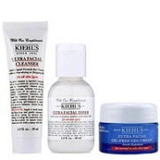 Kiehl's 科颜氏 高保湿随身套组（洁面啫喱30ml+精华爽肤水40ml+面霜7ml）