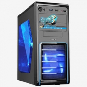 SAMA 先马 奇迹3 ATX机箱（支持ATX主板、前置USB3.0、全黑化、铁网防尘、支持SSD、侧透） 99元包邮（满减）