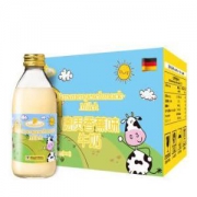 Volksmilch 德质  香蕉味脱脂牛奶  240ml*8瓶 *3件