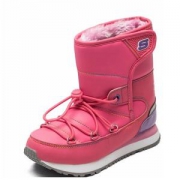 SKECHERS 斯凯奇 女童毛绒中筒雪地靴