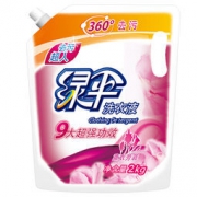 绿伞 洗衣液 2kg/袋（薰衣芳菲）*2件 24.9元（2件5折）