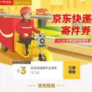 优惠券、PLUS会员：京东快递 寄件券