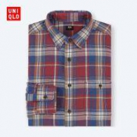 优衣库 UNIQLO 411917 男装 法兰绒格子衬衫(长袖)