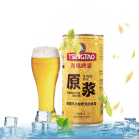 青岛啤酒 青啤原浆 易拉罐1L 7天鲜活