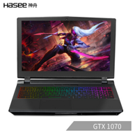 Hasee 神舟 战神 ZX8-CP5S1 15.6英寸游戏本（i5-8400、8GB、128GB+1TB、GTX1070 8GB）