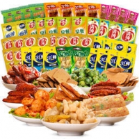 盐津铺子 休闲零食礼包 17种口味1001g*3件 80.7元（需用券，合26.9元/件）