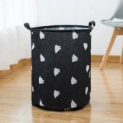 德具 布艺脏衣收纳桶 小号 45*35cm