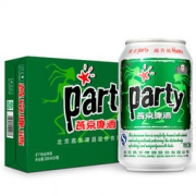 燕京啤酒 8度 party啤酒 330ml*24听 整箱装*2 62.4元（2件8折，合31.2元/件）