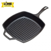 Lodge 洛极 L8SGP3 方形铸铁条纹煎锅 27cm +凑单品  180元包邮