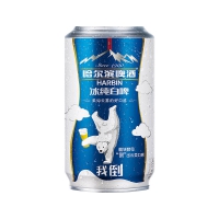 【限地区】Harbin 哈尔滨啤酒 冰纯白啤 330ml/罐