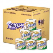 心相印 柔肤系列 卷纸 3层180g*27粒  *3件