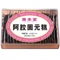 固本堂 女士型玫瑰味阿胶固元膏糕 500g 再送半斤坚果阿胶