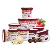 哈根达斯（Haagen-Dazs）    87g*10杯 混合口味