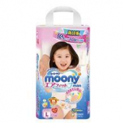 moony 女宝宝拉拉裤 L44片
