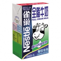京东PLUS会员：Nestlé 雀巢 全脂牛奶 1L 1L 单盒 10.9元