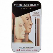 中亚Prime会员、历史低价： PRISMACOLOR Premier 肖像套装 软芯彩色铅笔 24色 82.51元