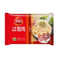 三全 上海风味馄饨菜肉口味 500g （40只） *10件