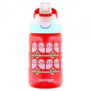 contigo  康迪克 一键开启密封儿童吸管杯 猫头鹰 400ML