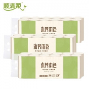 顺清柔 本色卫生纸巾 无芯卷纸 36卷