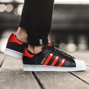 今日12点抢：Adidas 阿迪达斯 三叶草 SUPERSTAR 贝壳头板鞋 B41994