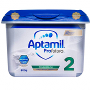 爱他美（Aptamil）  德国 白金版 较大婴儿配方奶粉 2段 安心罐 800g