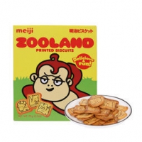 Meiji 明治 动物乐园饼干 70g *2件 13.9元（2件5折，合6.95元/件）