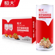 清仓特价：恒大 黑芝麻核桃露 240ml*16罐