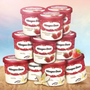 哈根达斯（Haagen-Dazs）  冰淇淋 87g*10杯 混合口味
