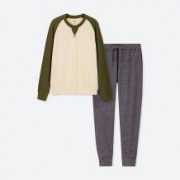 12日0点、双12预售： UNIQLO 优衣库 410120 Ultra stretch 男士起居套装