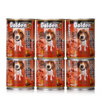 Golden 金赏 宠物狗罐头 牛肉味 375g*6罐 *2件  52.6元包邮
