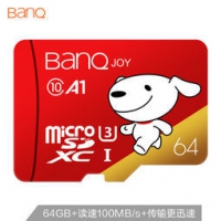 京东PLUS会员：BanQ MicroSDXC UHS-I U1 Class10 TF存储卡 64G 48.5元