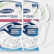 德泰克 DenTek 薄荷味圆线超细牙线棒90支