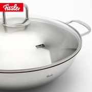 菲仕乐（Fissler）   32厘米不锈钢双柄炒锅